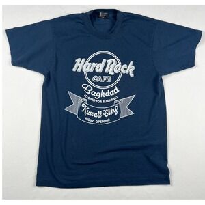 Vintage 90s Hard‎ Rock Cafe Baghdad Kuwait City Operation Desert Storm Shirt